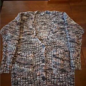 Frame Denim Multicolor Cardigan Sweater